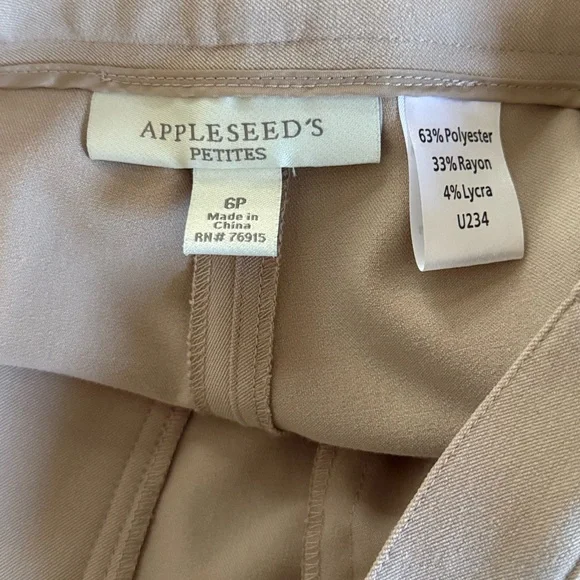 Appleseed's Women's Tan Pantsuit - Picture 7 of 7